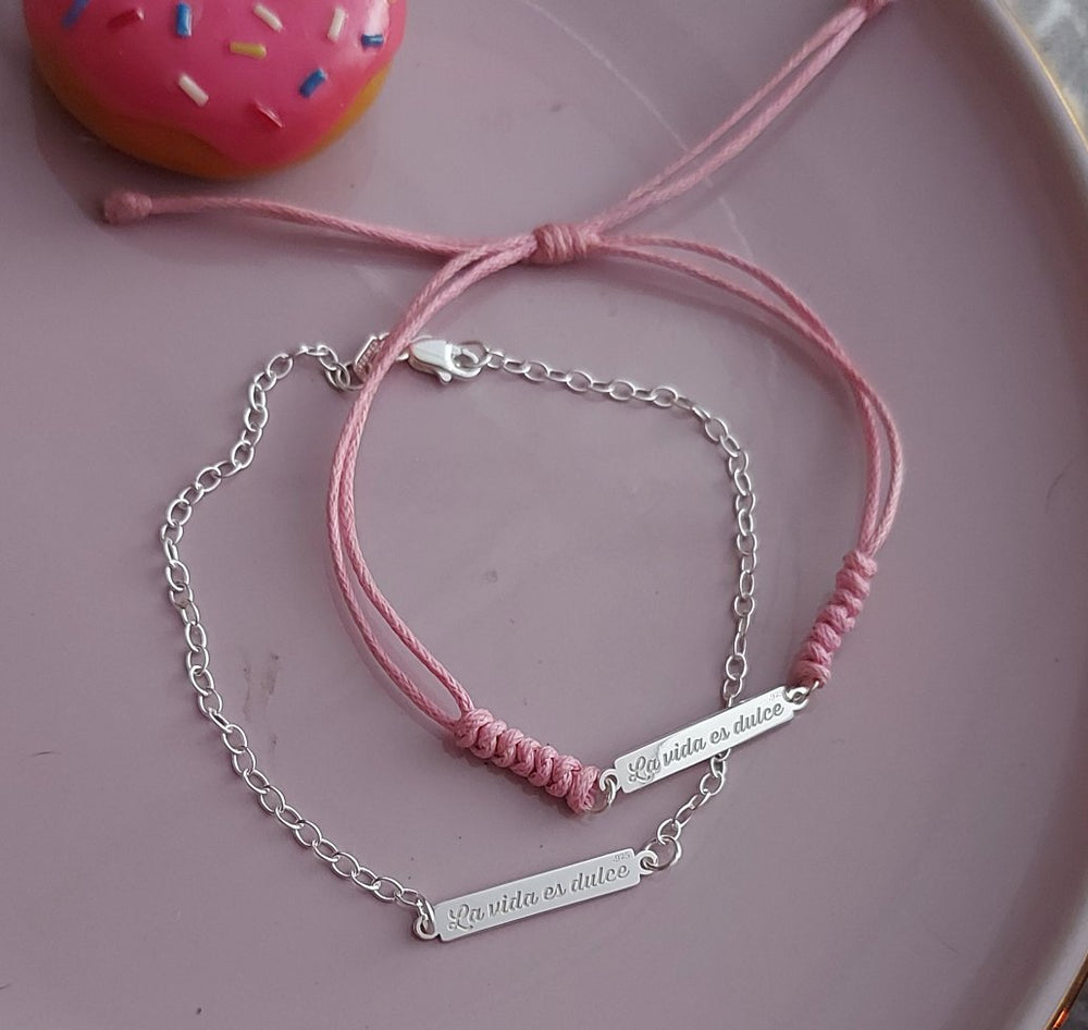Esclava Grabada Mini Personalizada