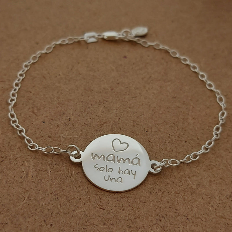 Pulsera mamá cadena
