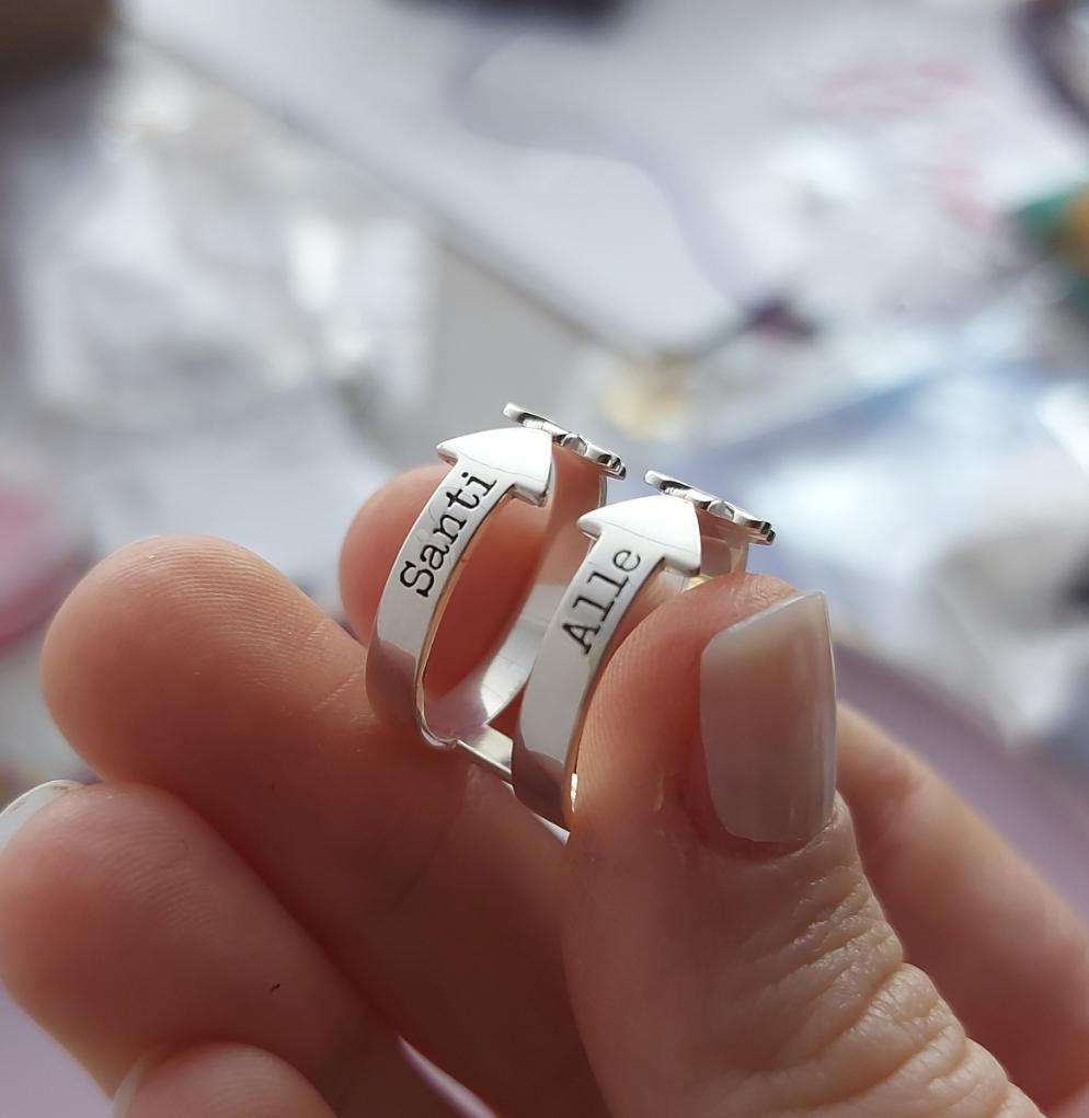 Anillo hijos flechas