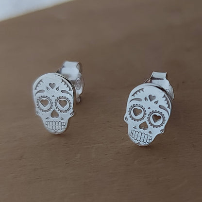 Aretes Broquel Calaveras