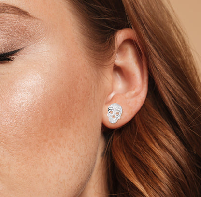 Aretes Broquel Calaveras
