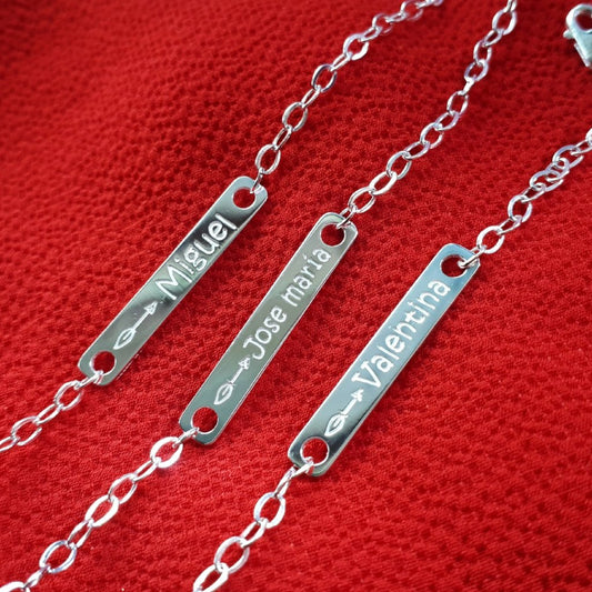 Esclava Grabada Personalizada Bebe