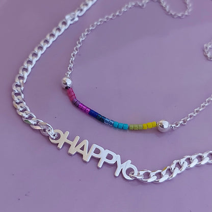Collar chocker HAPPY