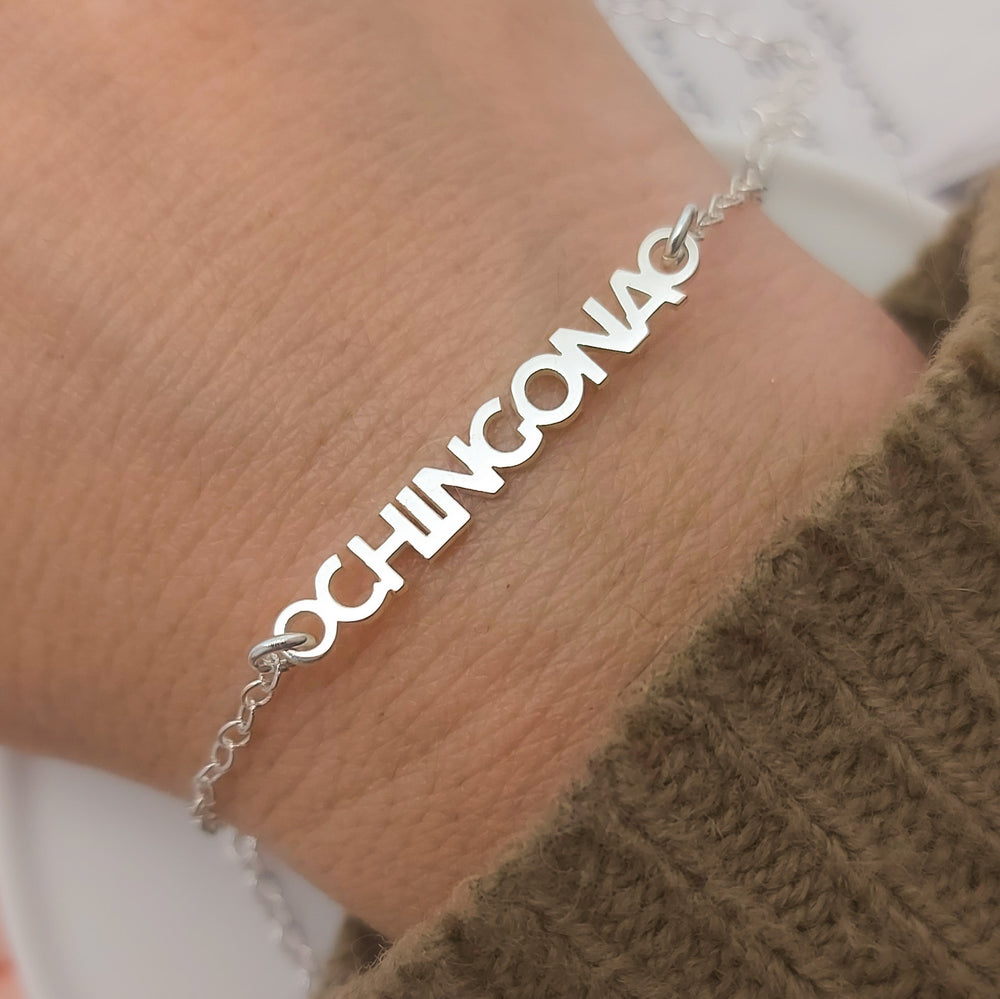 pulsera mujer plata chingona