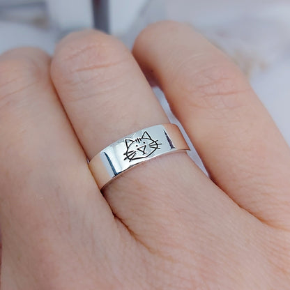 anillo gato