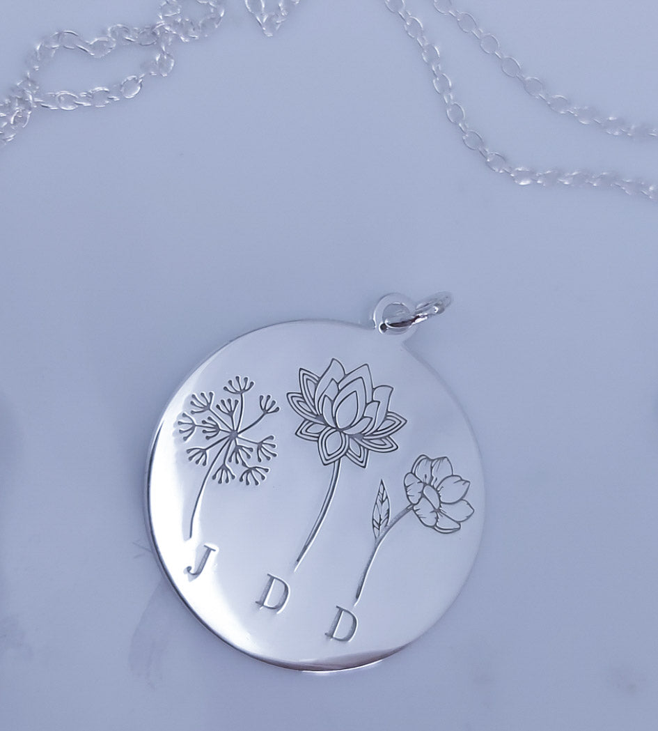 Collar Medalla Personalizada Mensaje