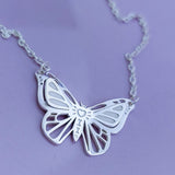 joyeria mexicana de plata collar mariposa de plata