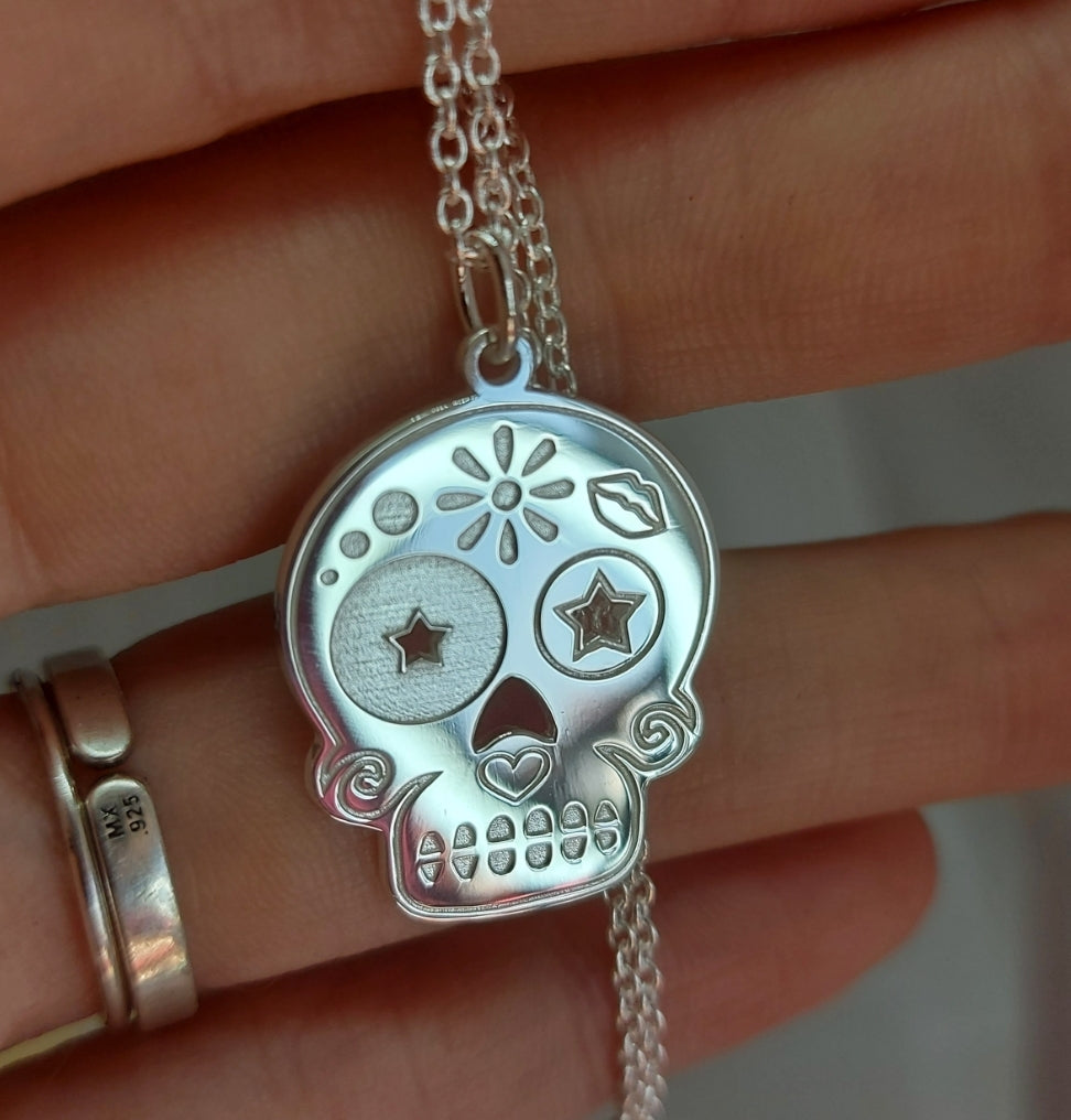 Collar Calavera Mexicana
