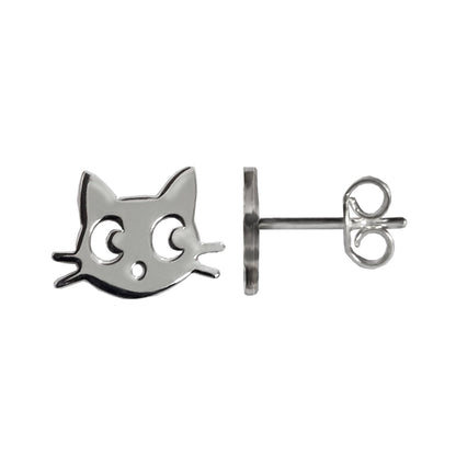 Aretes Broquel gato