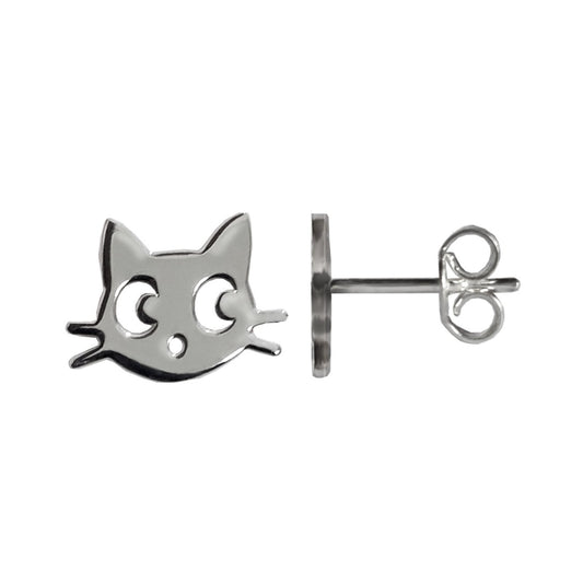 Aretes Broquel gato