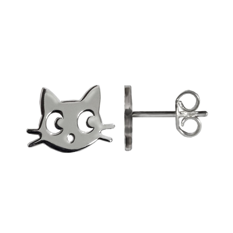 Aretes Broquel gato