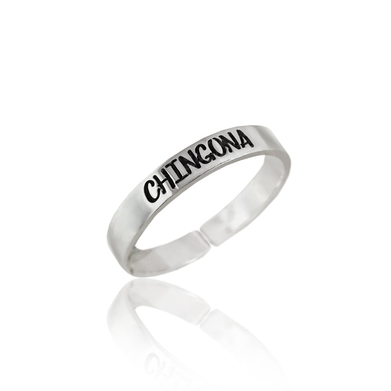 Anillo Chingona Grabado