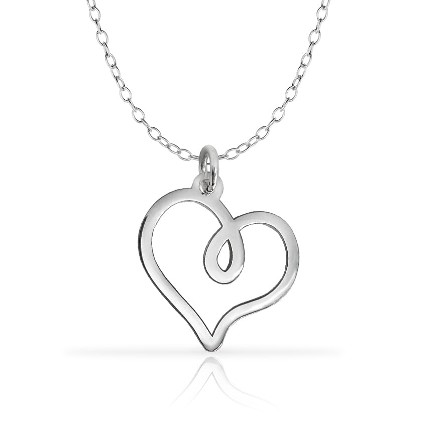 Collar Corazón Silueta