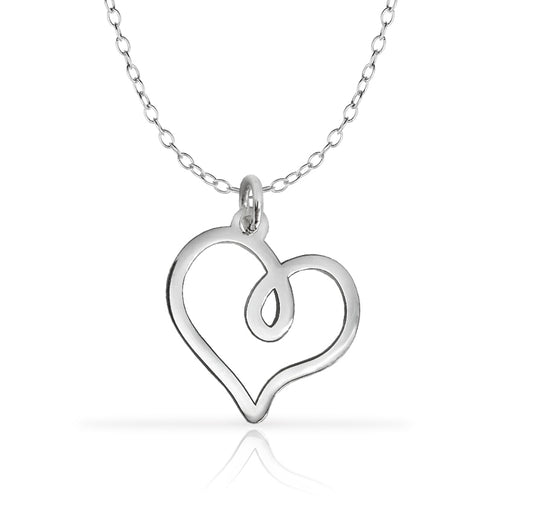 Collar Corazón Silueta