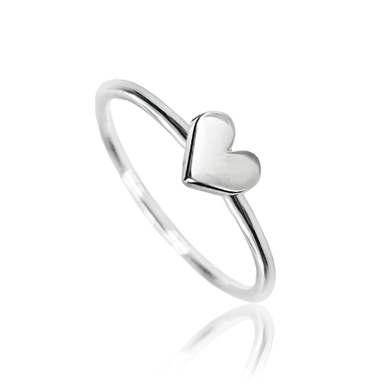 Anillo Corazón delgado