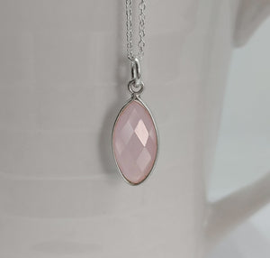 Collar Cuarzo Rosa