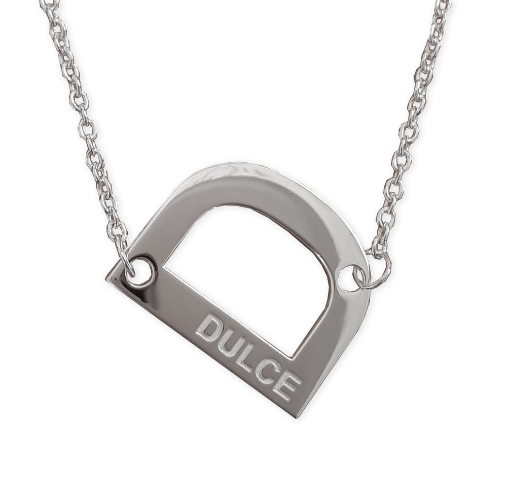 Collar inicial Grabado Personalizado