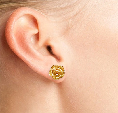 Aretes broquel Rosas