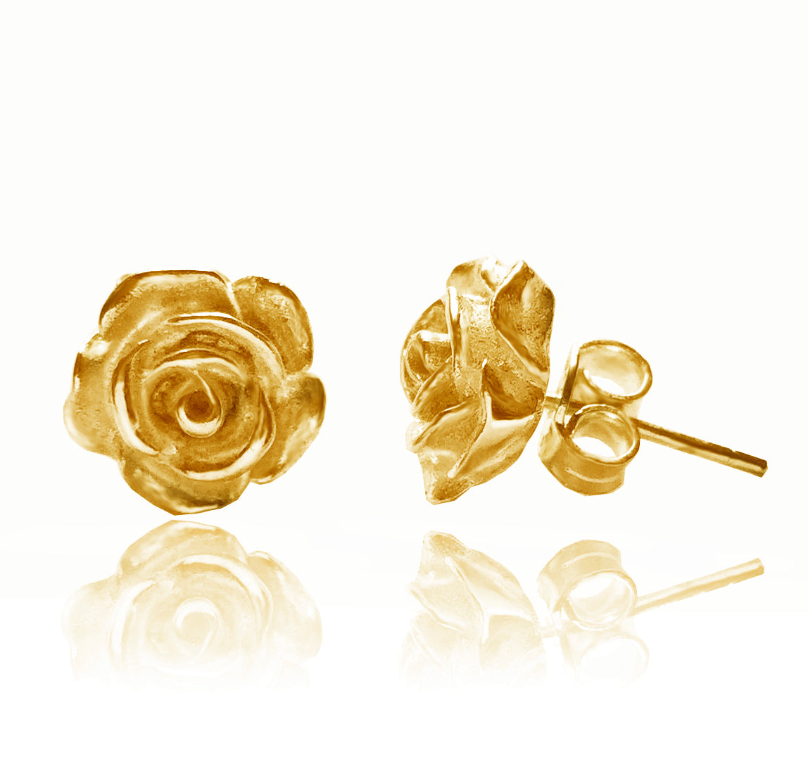 Aretes broquel Rosas