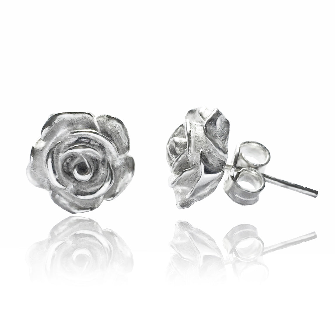 Aretes broquel Rosas